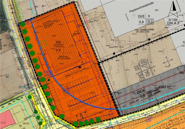 Lageplan vom 22.09.2020/19.01.2021